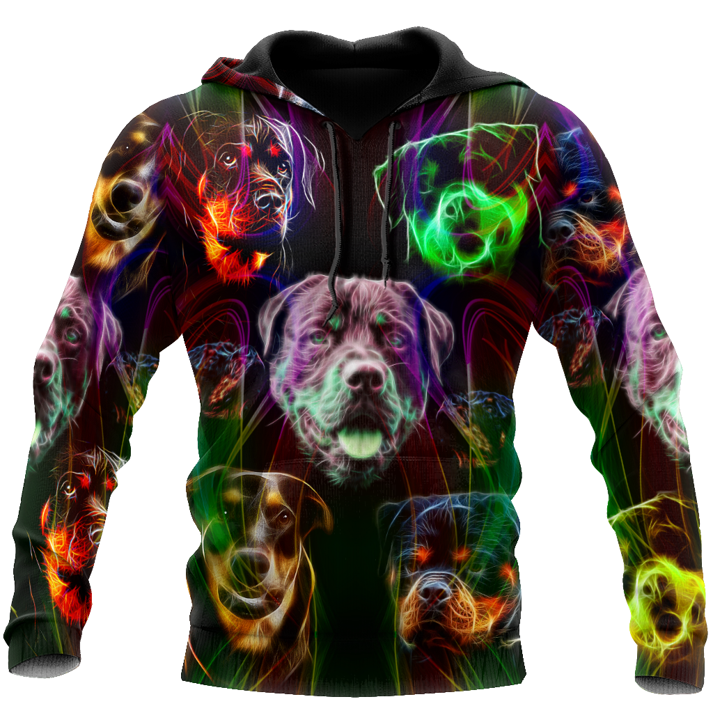 Rottweiler colorful 3D hoodie shirt for men and women JJW18092002S