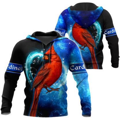 Cardinal Birds Blue Color shirts dress shorts for men and women