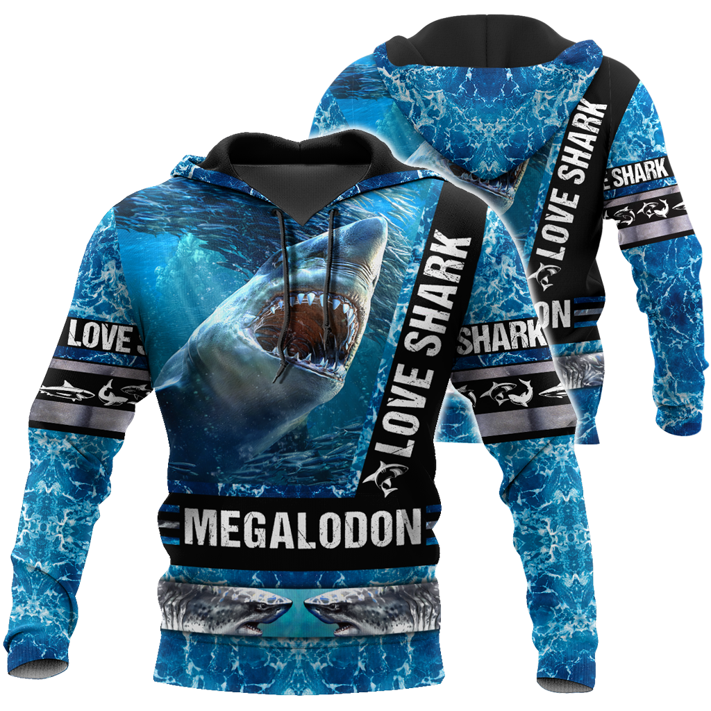 Love Shark 3D All Over Printed Shirts For Men and Women HAC180702-Apparel-TT-Hoodie-S-Vibe Cosy™