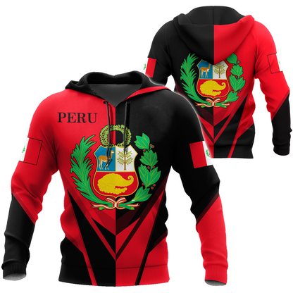 Peru 3d hoodie shirt for men and women HAC220606-Apparel-HG-Zip hoodie-S-Vibe Cosy™