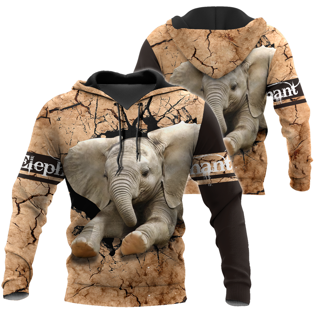 Elephant 3d hoodie shirt for men and women HG71506S5-Apparel-HG-Zip hoodie-S-Vibe Cosy™