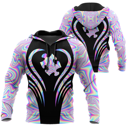 Autism 3d hoodie shirt for men and women HAC040603-Apparel-HG-Zip hoodie-S-Vibe Cosy™