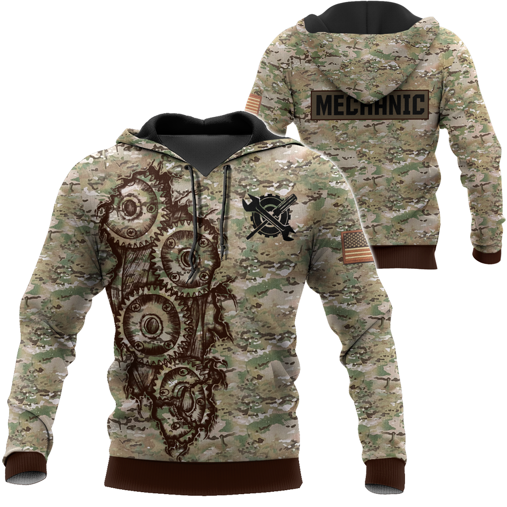 Mechanic Camo 3D All Over Printed Hoodie For Men and Women TN15092003