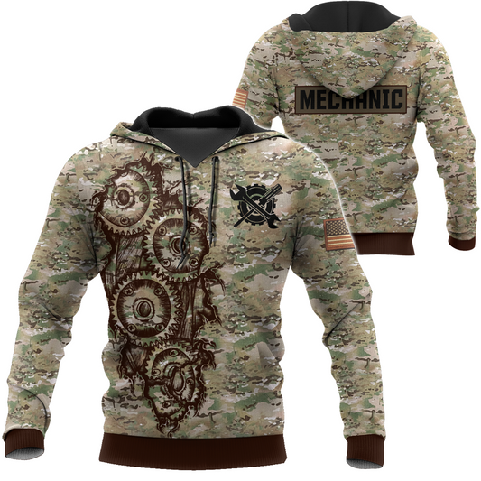 Mechanic Camo 3D All Over Printed Hoodie For Men and Women TN15092003