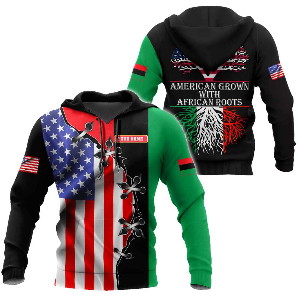 American grown with african roots 3d hoodie shirt for men and women HAC250601-Apparel-HG-Zip hoodie-S-Vibe Cosy™