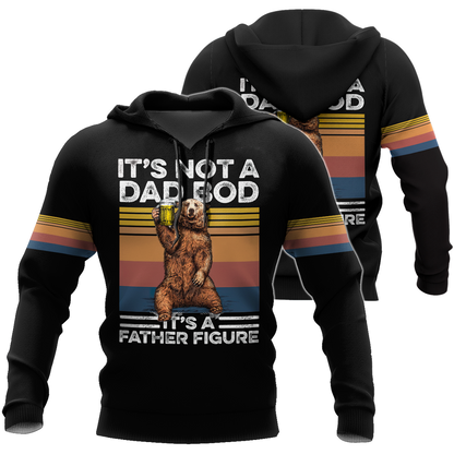 It's not a dad bod, 3d hoodie shirt for men and women HAC040604-Apparel-HG-Zip hoodie-S-Vibe Cosy™