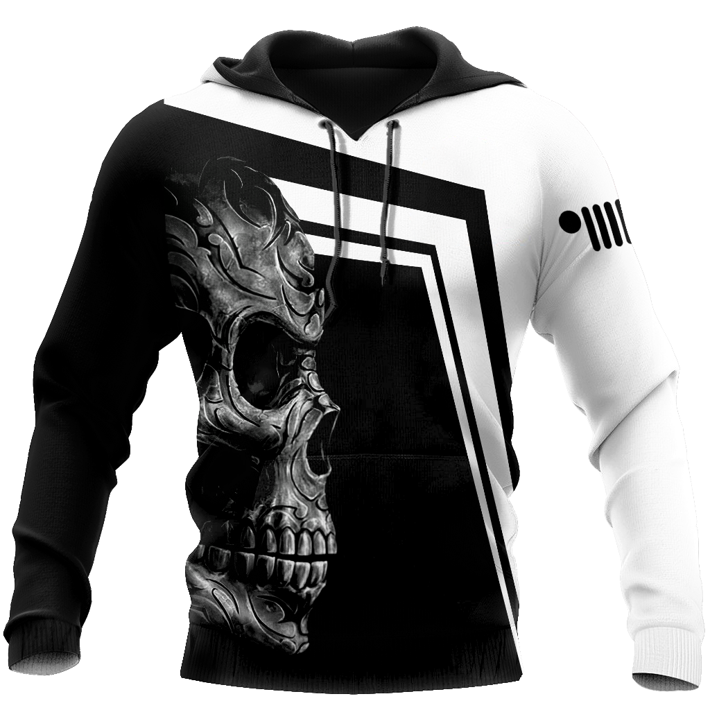 Never Underestimate an Old Man Jeep Skull Unisex Shirts DL20302005