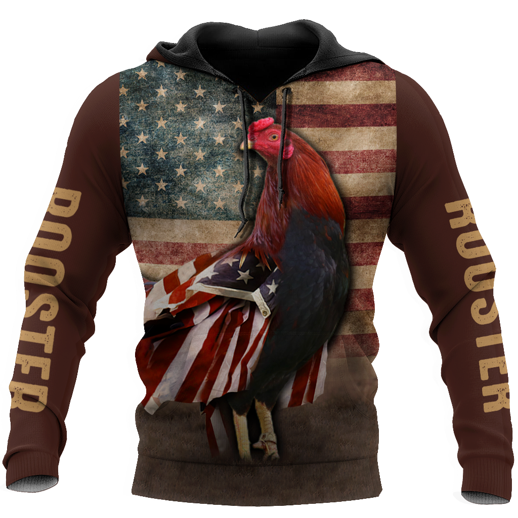 Premium Rooster 3D All Over Printed Unisex Shirts