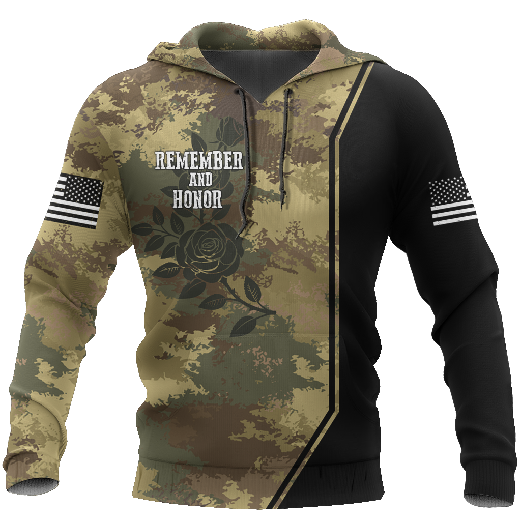Memorial day remember and honor the heroes TR2604201-Apparel-Huyencass-Hoodie-S-Vibe Cosy™