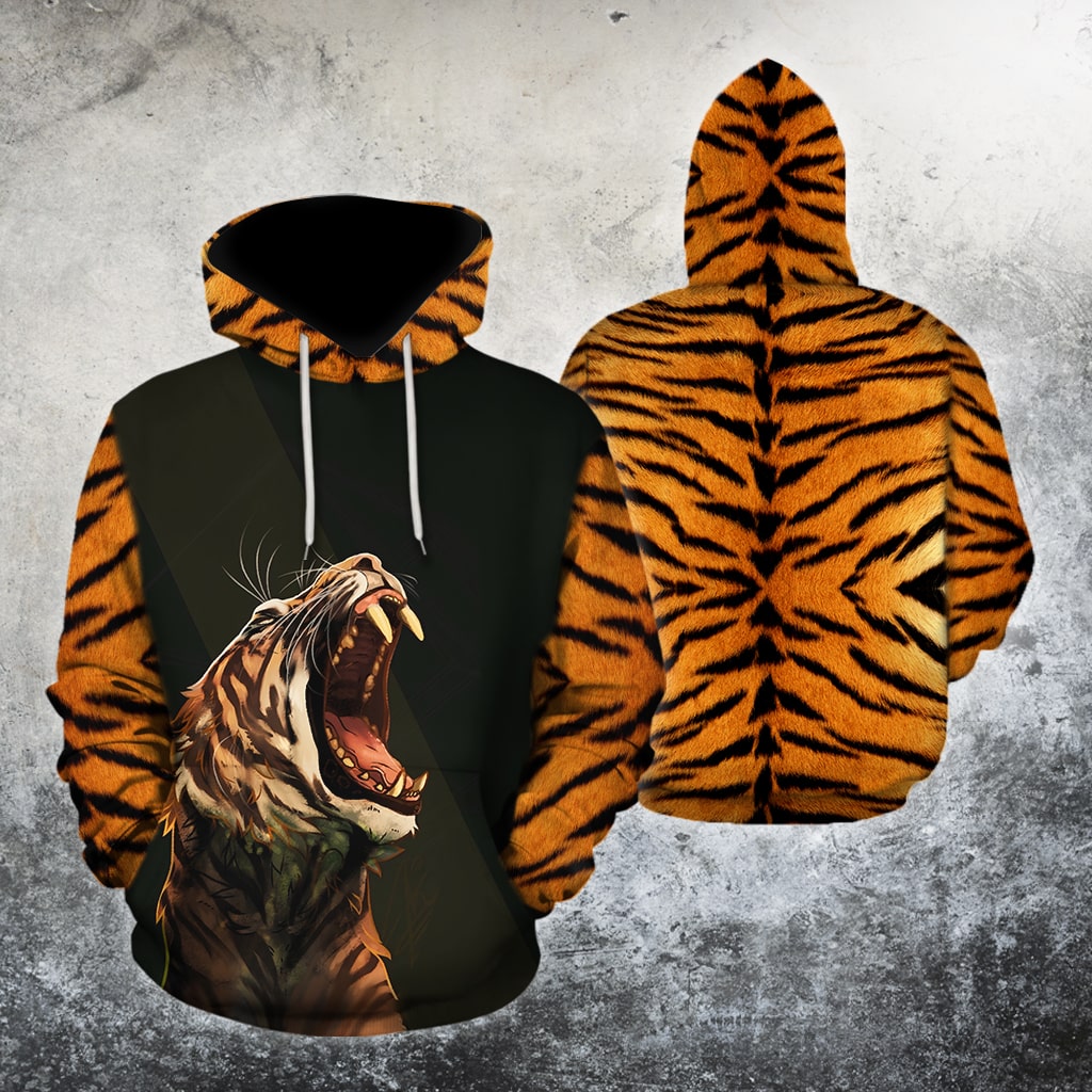 Powerful Screaming Tiger Hoodie For Men And Women MH2008203-TQH