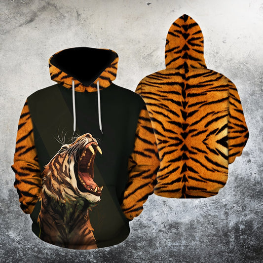 Powerful Screaming Tiger Hoodie For Men And Women MH2008203-TQH