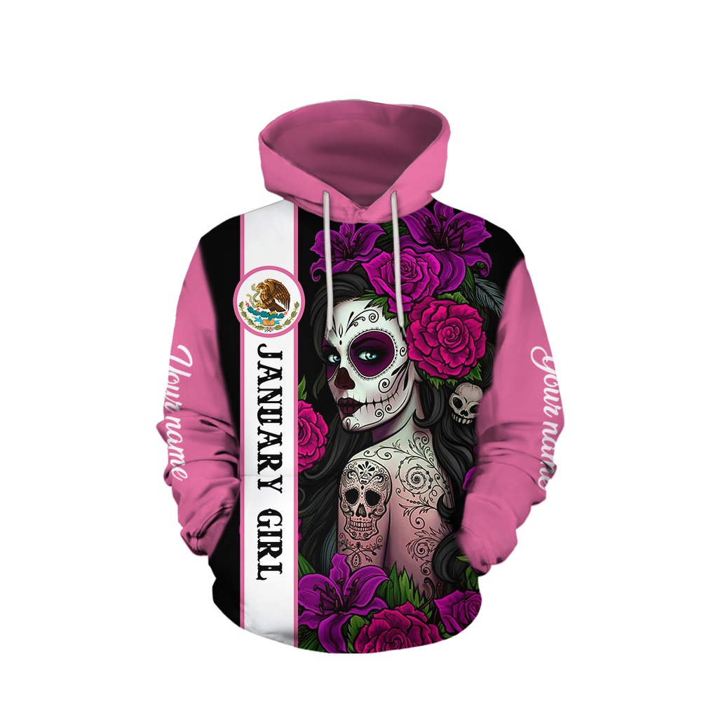 January Girl Customize Name 3D All Over Printed Shirts MH10112001