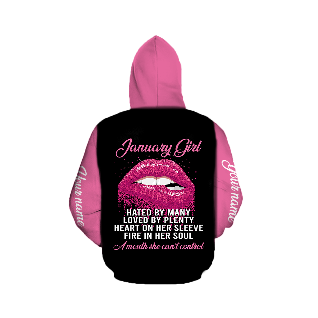 January Girl Customize Name 3D All Over Printed Shirts MH10112001