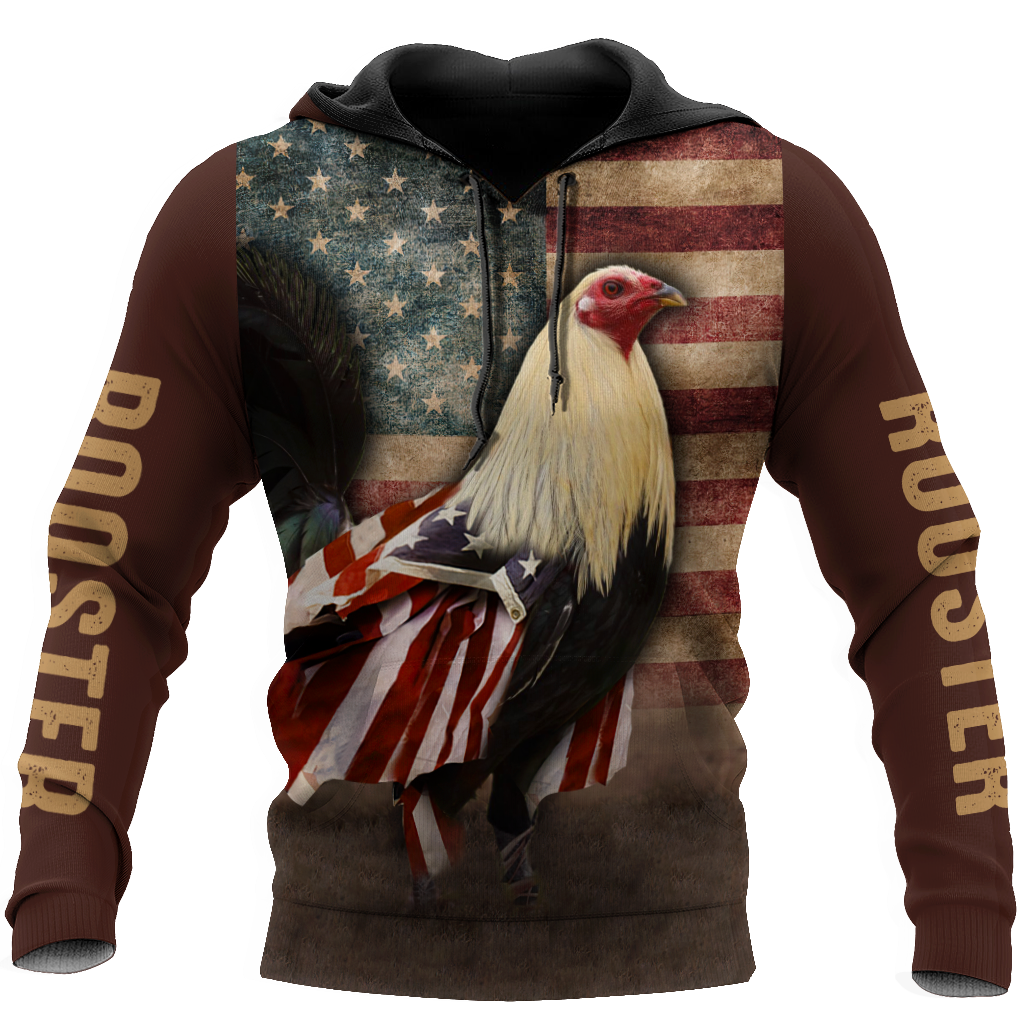 Premium Rooster 3D All Over Printed Unisex Shirts