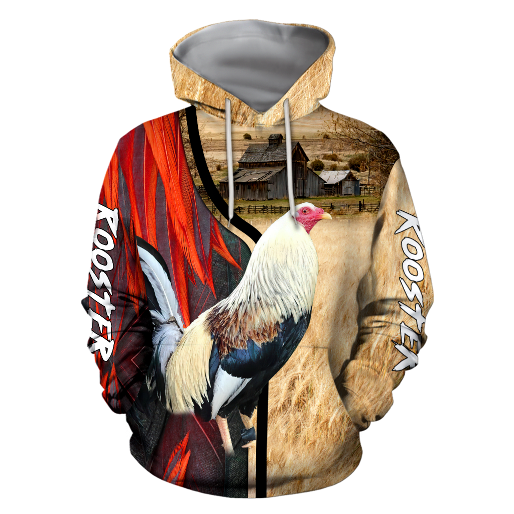 Premium Rooster 3D All Over Printed Unisex Shirts