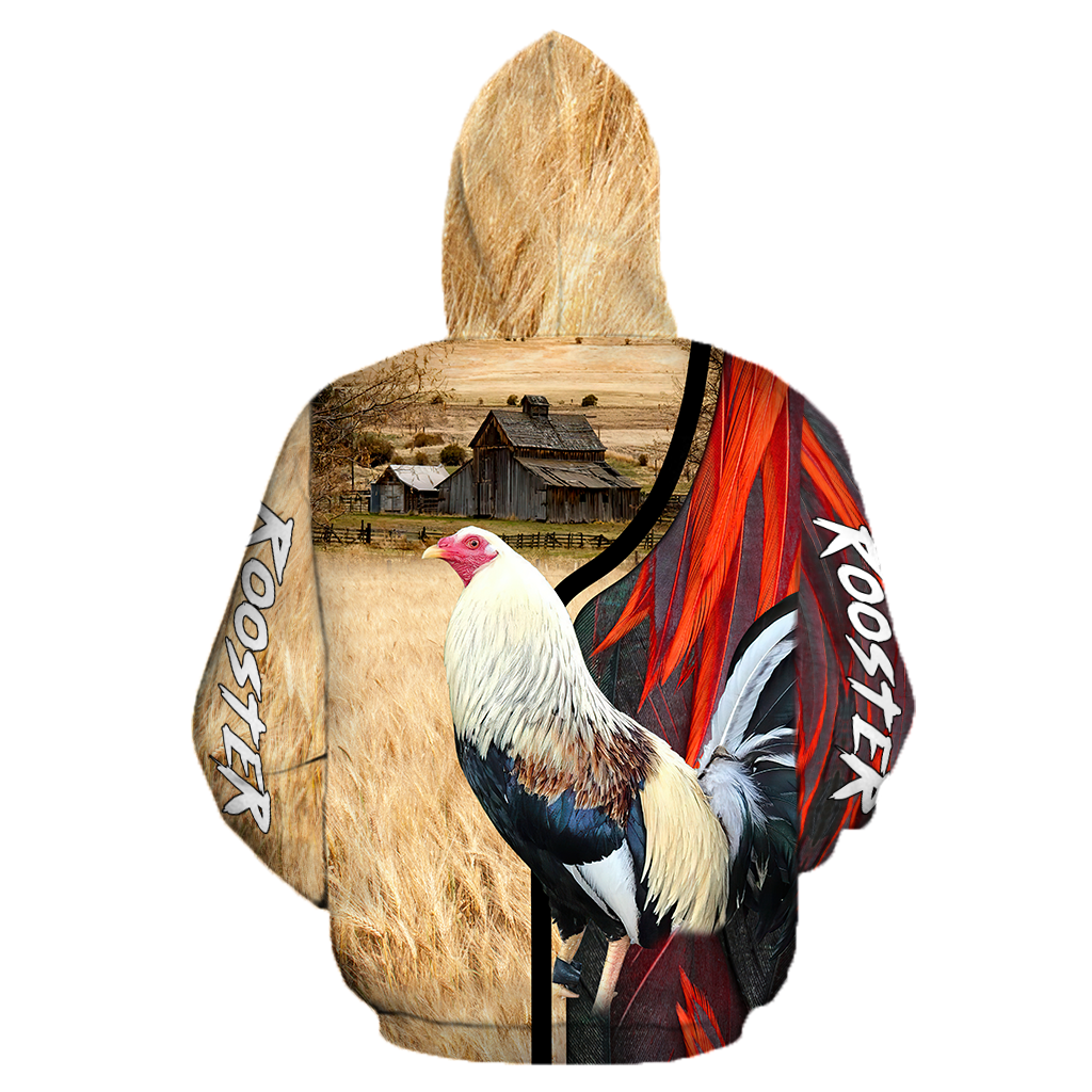 Premium Rooster 3D All Over Printed Unisex Shirts