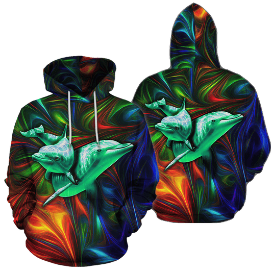Colorful Dolphin Lover Unisex Shirts Pi13102001