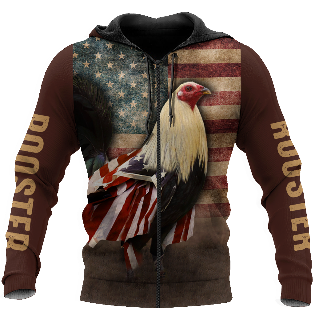 Premium Rooster 3D All Over Printed Unisex Shirts