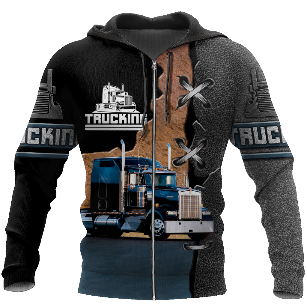 Truck 3d hoodie shirt for men and women HAC160403-Apparel-HG-Zip hoodie-S-Vibe Cosy™