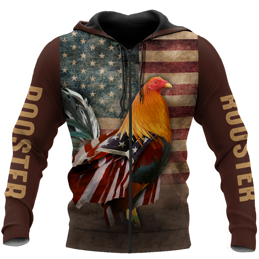Premium Rooster 3D All Over Printed Unisex Shirts