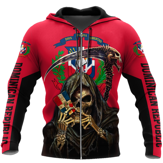 Dominican Republic 3d hoodie shirt for men and women HAC230602-Apparel-HG-Zip hoodie-S-Vibe Cosy™
