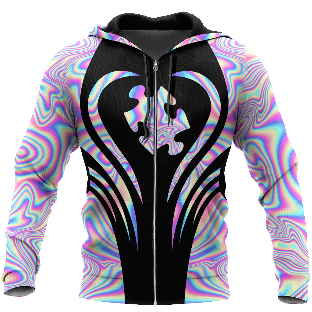 Autism 3d hoodie shirt for men and women HAC040603-Apparel-HG-Zip hoodie-S-Vibe Cosy™