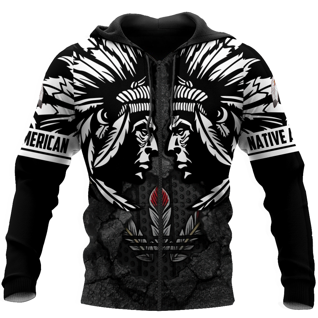 Premium Native American Man All Over Printed Shirts For Men And Women MEI