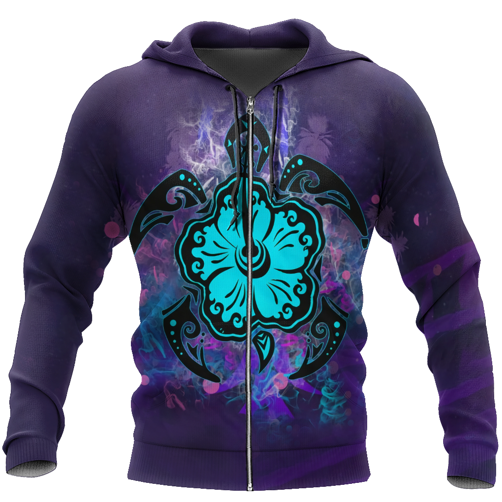Turtle 3d hoodie shirt for men and women HAC270408-Apparel-HG-Zip hoodie-S-Vibe Cosy™
