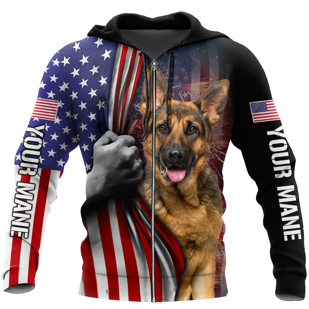 German shepherd custom 3d hoodie shirt for men and women HAC060802