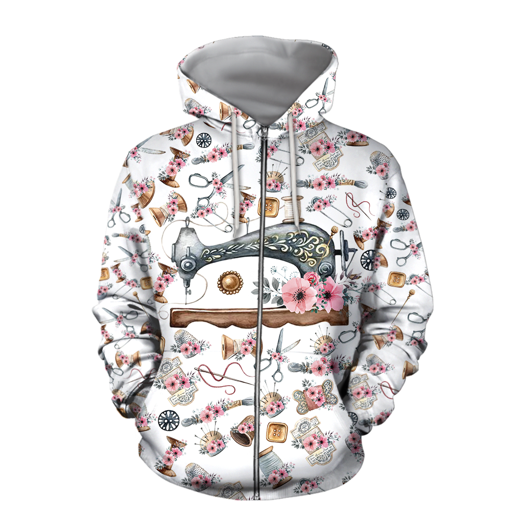 Sewing 3d hoodie shirt for men and women HG HAC180302-Apparel-HG-Zip hoodie-S-Vibe Cosy™