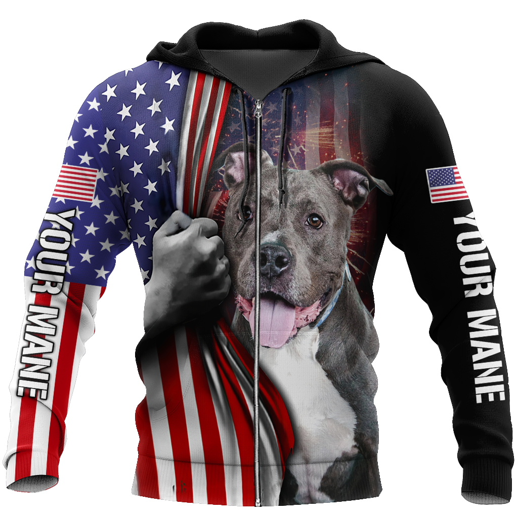 Pitbull custom 3d hoodie shirt for men and women HAC060801