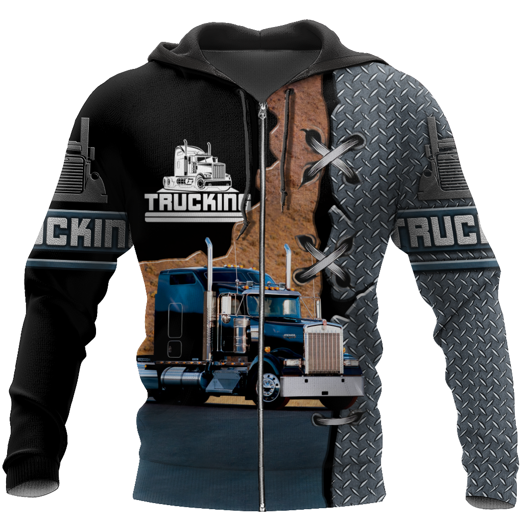 Truck 3d hoodie shirt for men and women HAC160404-Apparel-HG-Zip hoodie-S-Vibe Cosy™