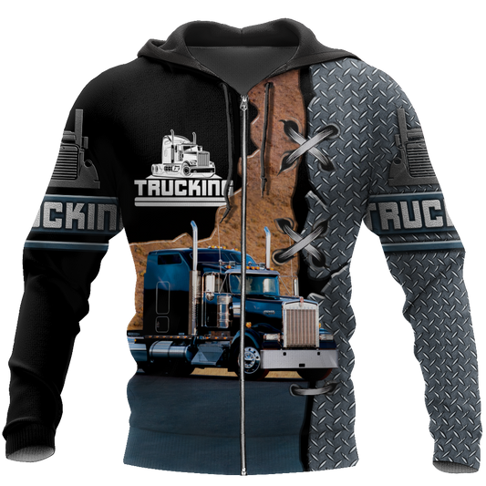 Truck 3d hoodie shirt for men and women HAC160404-Apparel-HG-Zip hoodie-S-Vibe Cosy™