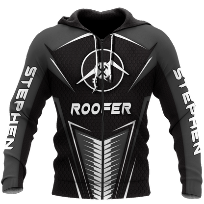 Custom Name Roofer Man - Crazy Enough To Love This 3D All Over Printed Shirts For Men