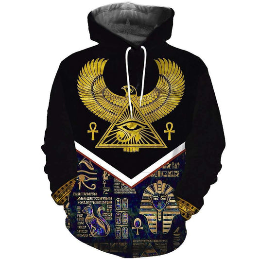 Horus 3D All Over Printed Clothes HC3101-Apparel-Huyencass-Hoodie-S-Vibe Cosy™
