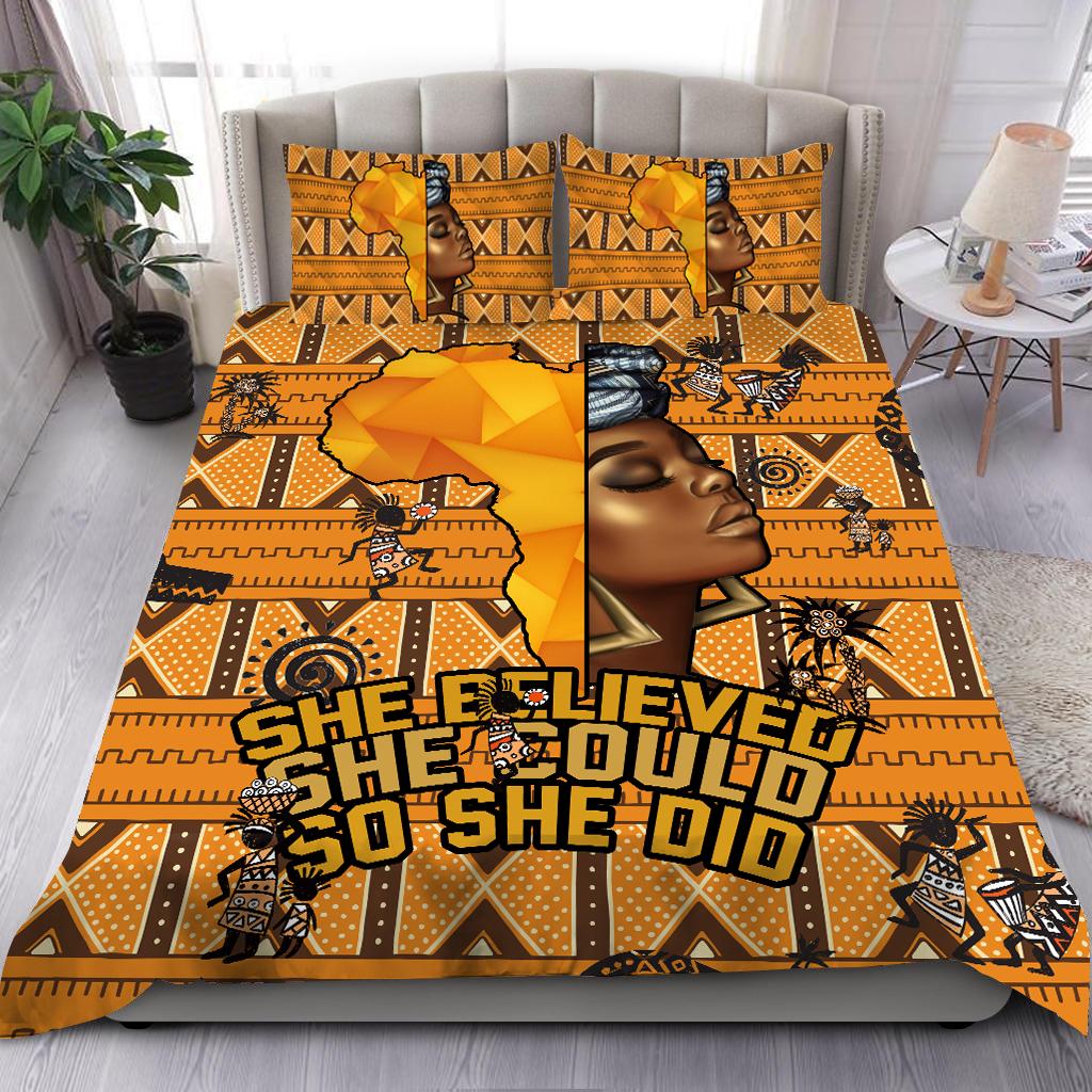 She Believe African Pattern Bedding Set JJ23062002S-ML-ML-US Twin-Vibe Cosy™