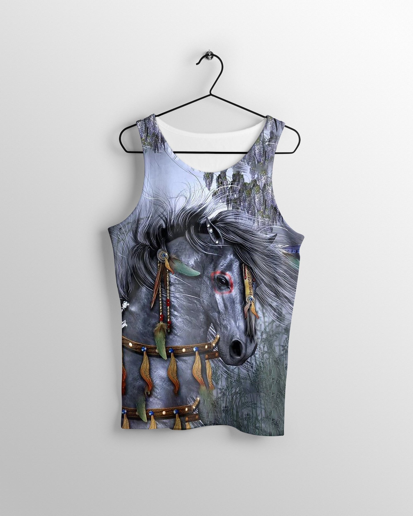 All Over Printed Indian Horse Shirts-Apparel-HbArts-Tank top-S-Vibe Cosy™