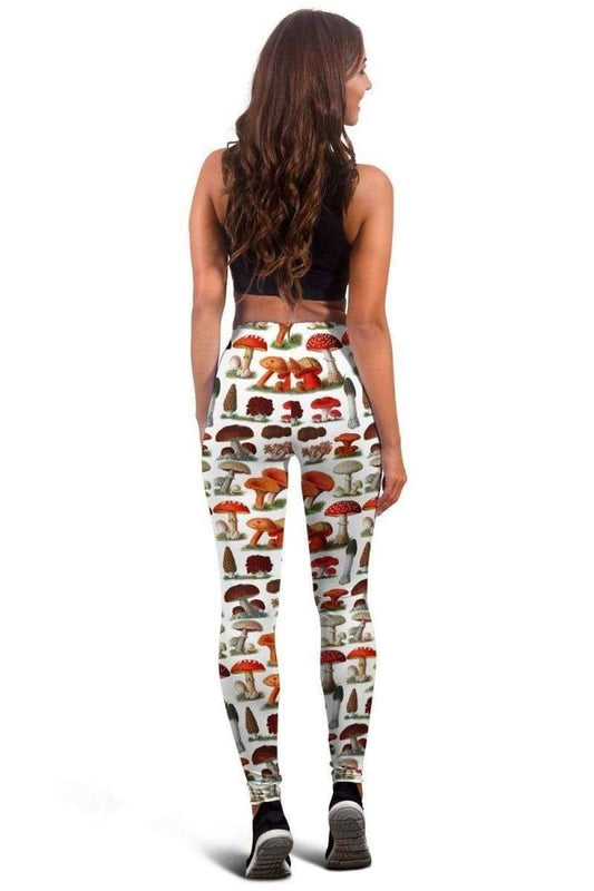 3D ALL OVER PRINTED MUSHROOM LEGGING-Apparel-NTH-Legging-S-Vibe Cosy™