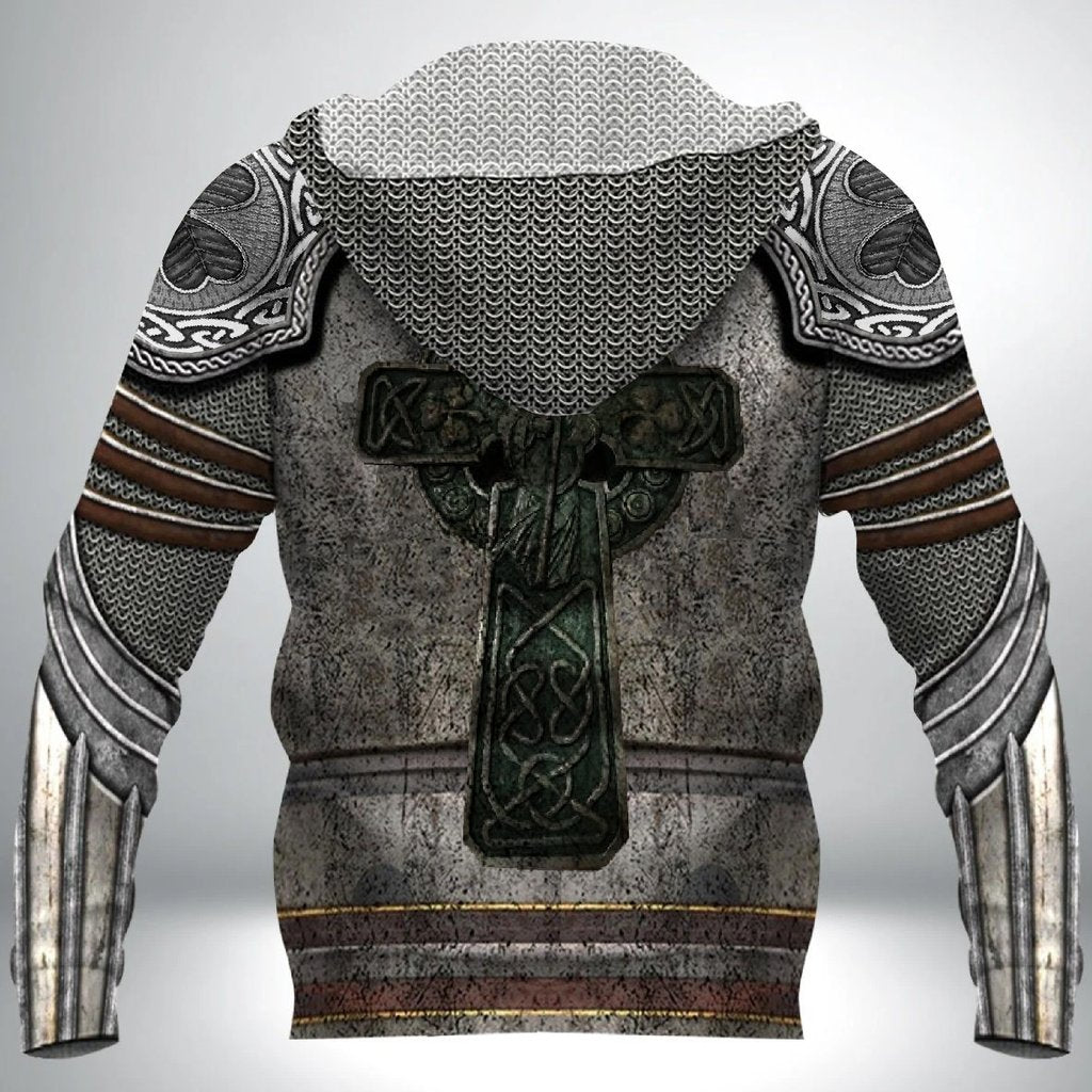 Irish Armor Knight Warrior Chainmail 3D All Over Printed Shirts For Men and Women TT0121 - Amaze Style™-Apparel