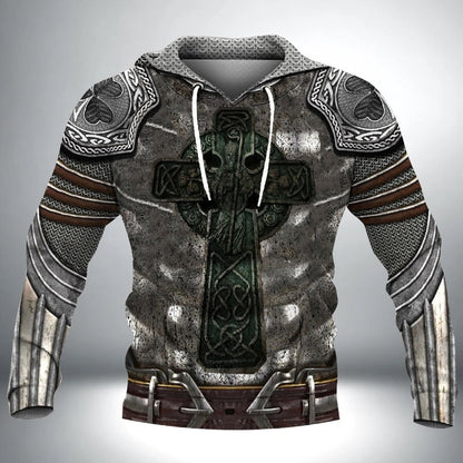 Irish Armor Knight Warrior Chainmail 3D All Over Printed Shirts For Men and Women TT0121 - Amaze Style™-Apparel
