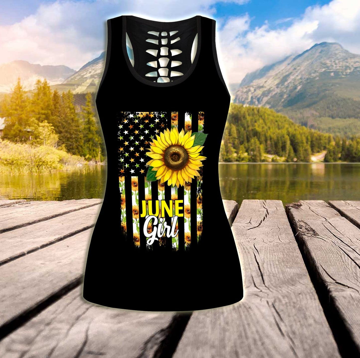 June Girl Sunflower Combo (Legging+Tank) TR1405206S-Apparel-Huyencass-No Legging-S-Vibe Cosy™