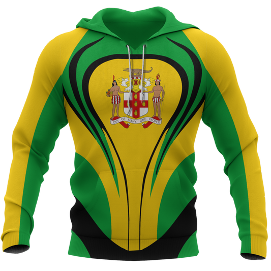 Jamaica Flag Hoodie Cannon Style - Bn10-Apparel-Phaethon-Hoodie-S-Vibe Cosy™