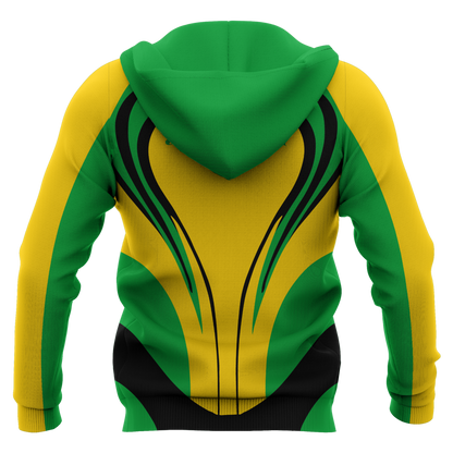 Jamaica Flag Hoodie Cannon Style - Bn10-Apparel-Phaethon-Hoodie-S-Vibe Cosy™