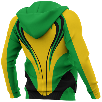 Jamaica Flag Hoodie Cannon Style - Bn10-Apparel-Phaethon-Hoodie-S-Vibe Cosy™