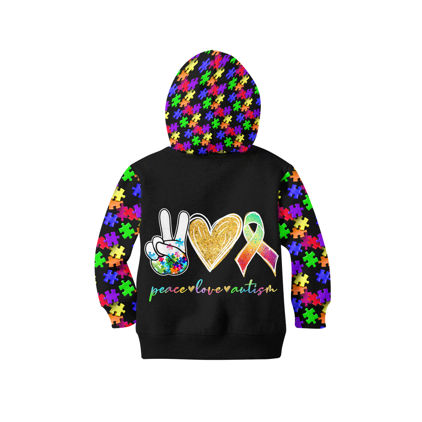 3D All Over Printed Autism Awareness -Cute Skull  Unisex Shirts XT