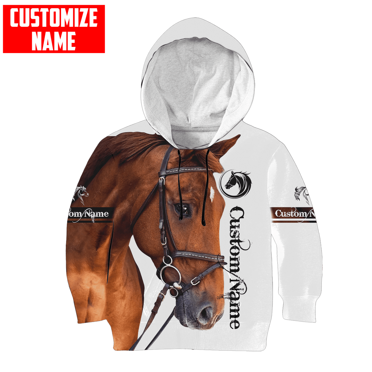 Horse Custom Name 3D All Over Printed Shirts For Kids SN05102102.S1