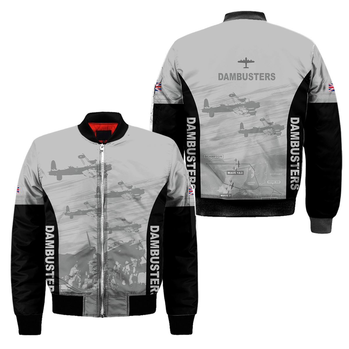 Operation Chastise 'DAMBUSTERS' 3D All Over Printed Unisex Shirts