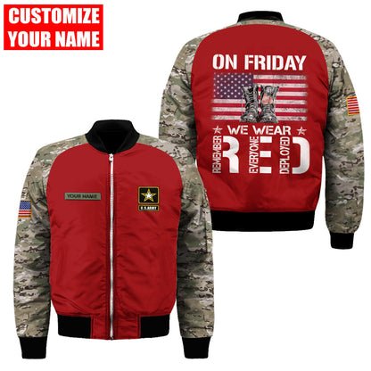 Customized name US Army 3D All Over Printed Unisex Shirts