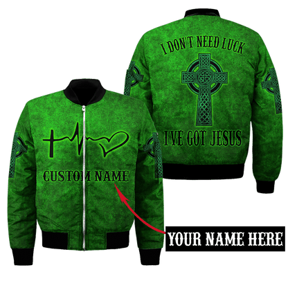 Customize Name Irish Patrick's Day 3D All Over Printed Unisex Shirt