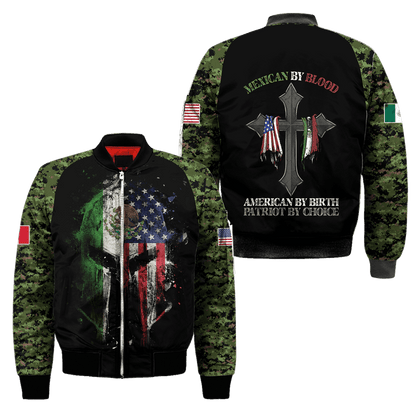 Mexican By Blood 3D All Over Printed Unisex Shirts